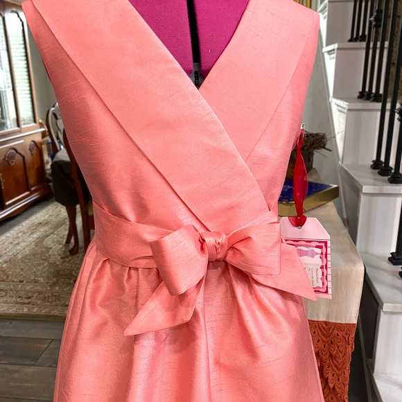 Girls Pageant Interview Dress NEW Perfectly Peachy Size 7 - Picture 2 of 8
